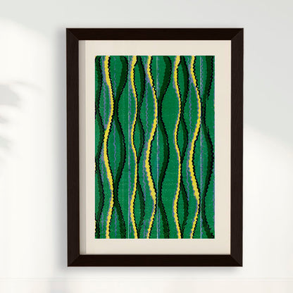 Quadro Vintage Woodblock de Furuya Korin II