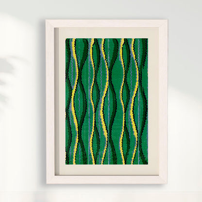 Quadro Vintage Woodblock de Furuya Korin II