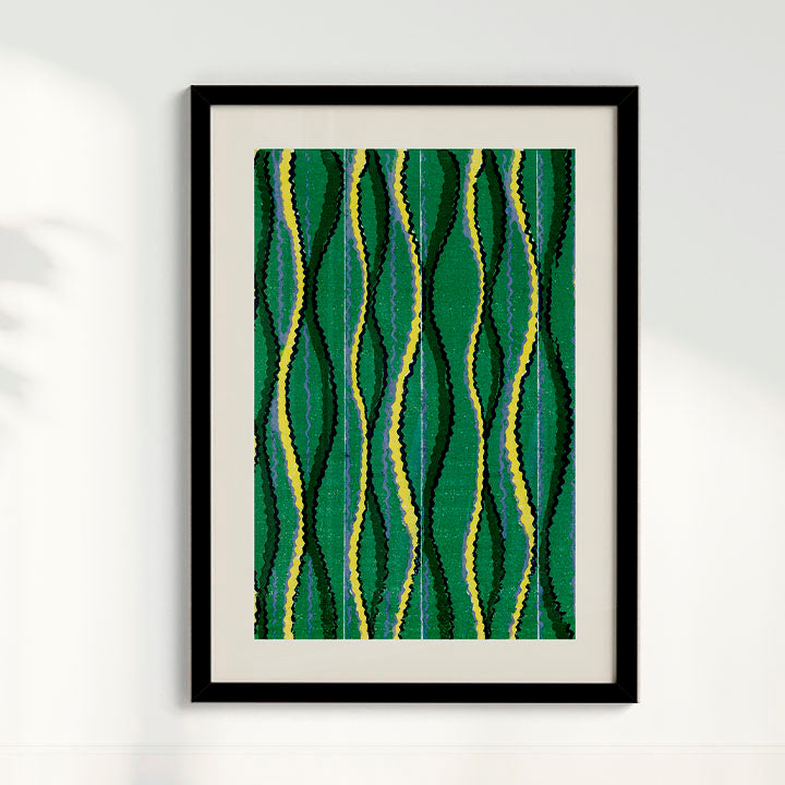 Quadro Vintage Woodblock de Furuya Korin II