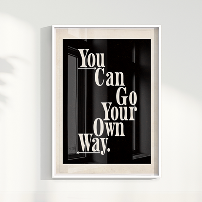 Quadro You Can Go Your Own Way Thiago Villas Boas