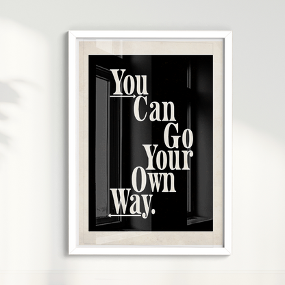 Quadro You Can Go Your Own Way Thiago Villas Boas