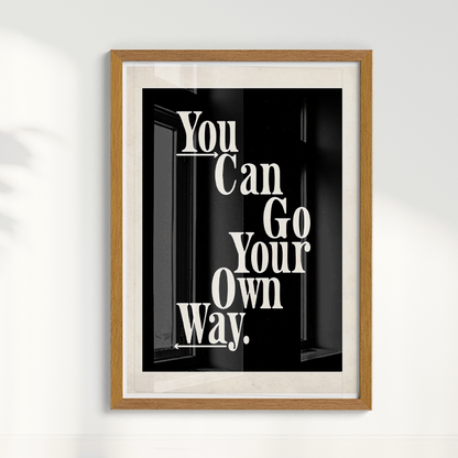 Quadro You Can Go Your Own Way Thiago Villas Boas