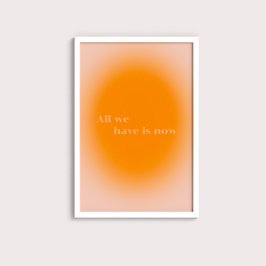 All we have is now 2