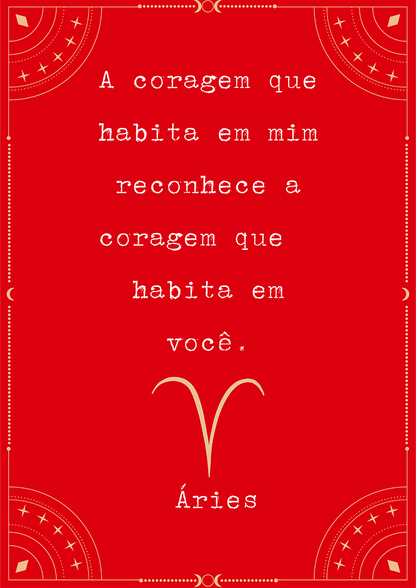 Frase Áries por Joana Petribú - LARTESTUDIO