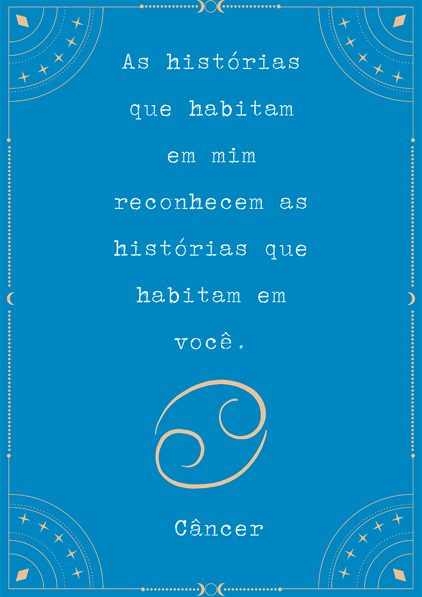 Frase Câncer por Joana Petribú - LARTESTUDIO