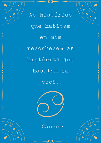 Frase Câncer por Joana Petribú - LARTESTUDIO