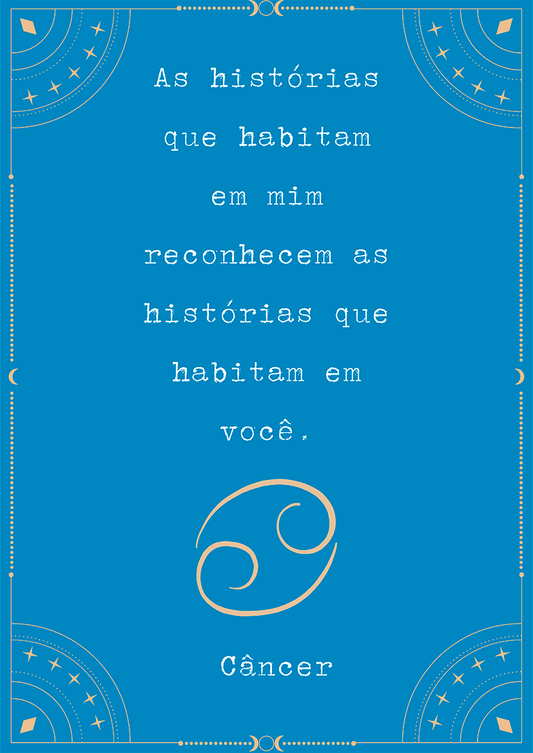Frase Câncer por Joana Petribú - LARTESTUDIO