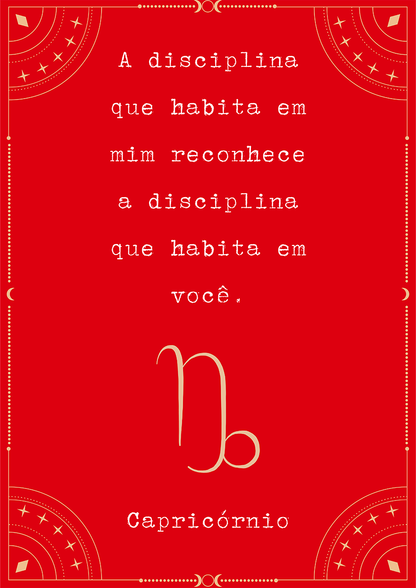Frase Capricórnio por Joana Petribú - LARTESTUDIO