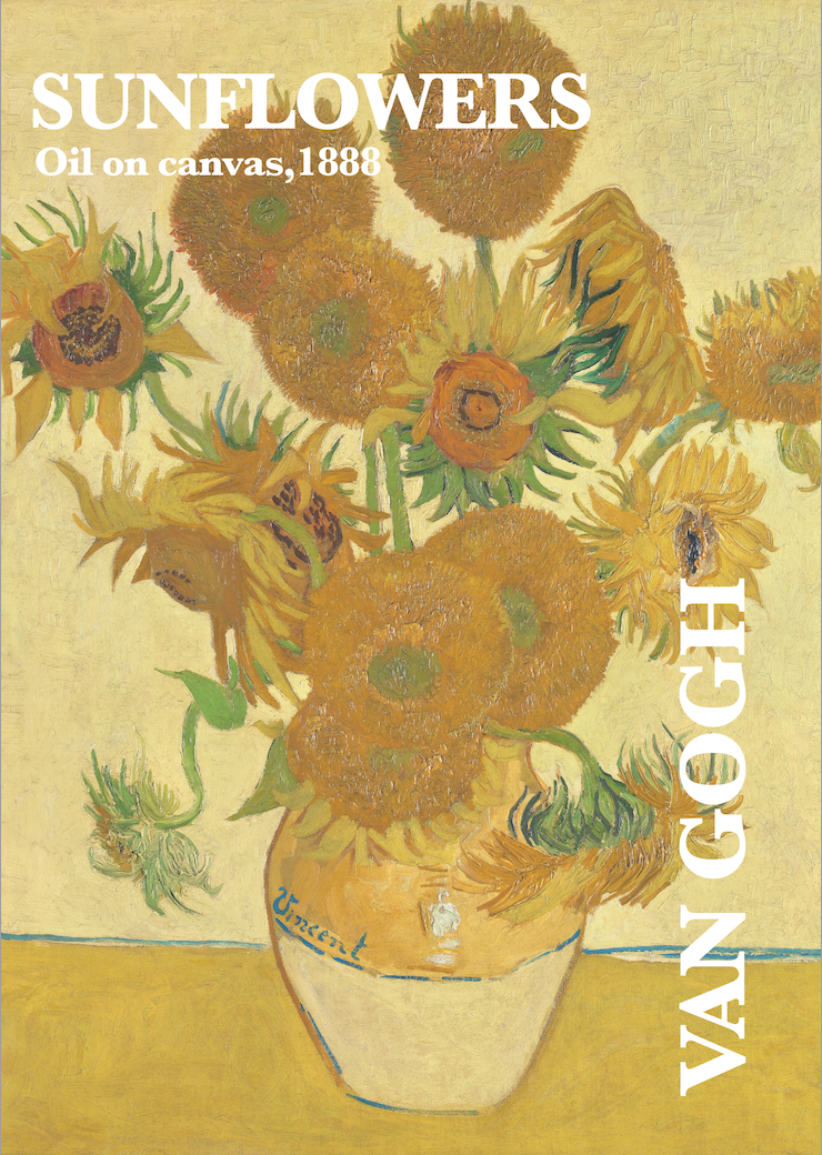 Quadro Van Gogh Sunflowers - LARTESTUDIO