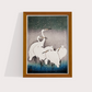 Grupo de garças - arte japonesa por Ohara Koson