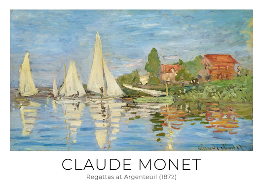 Monet Régates à Argenteuil - LARTESTUDIO