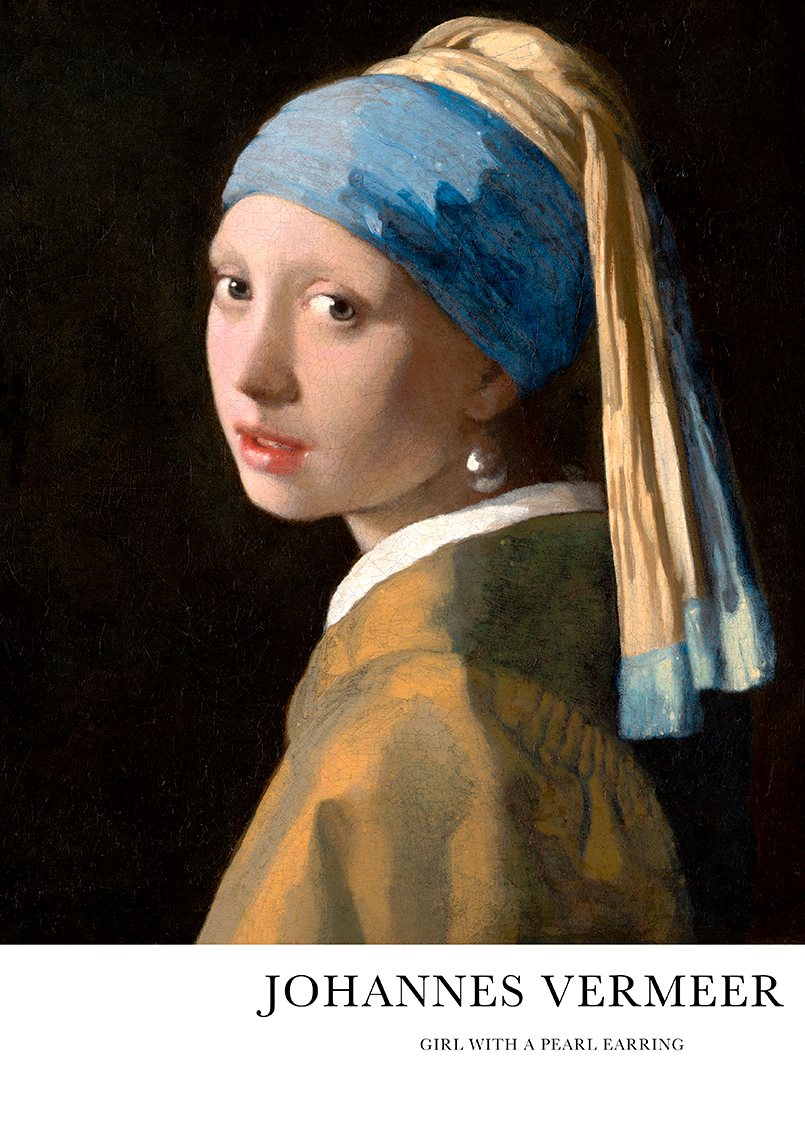 Quadro johannes vermeer girl with a pearl earring - LARTESTUDIO