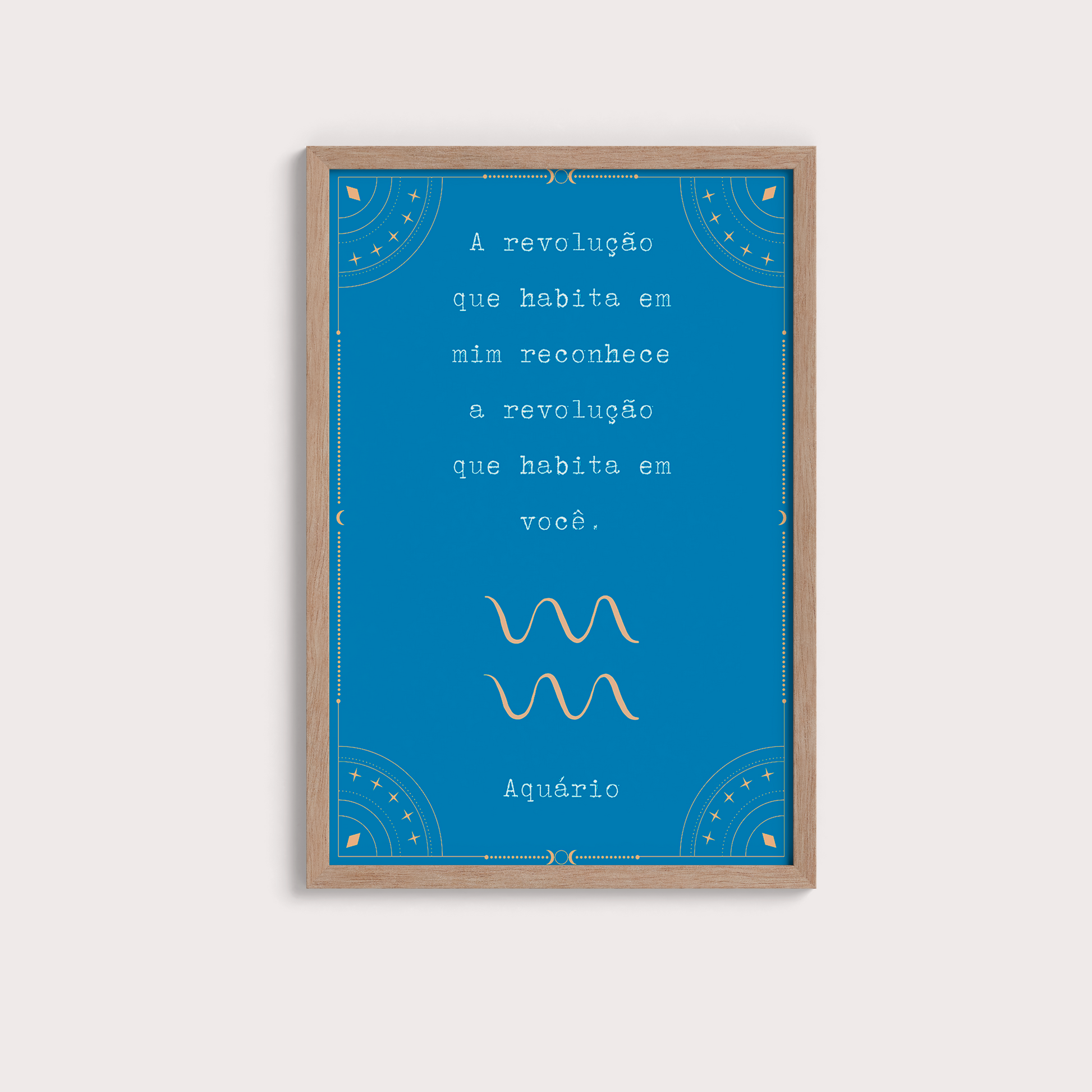 Frase Aquário por Joana Petribú - LARTESTUDIO