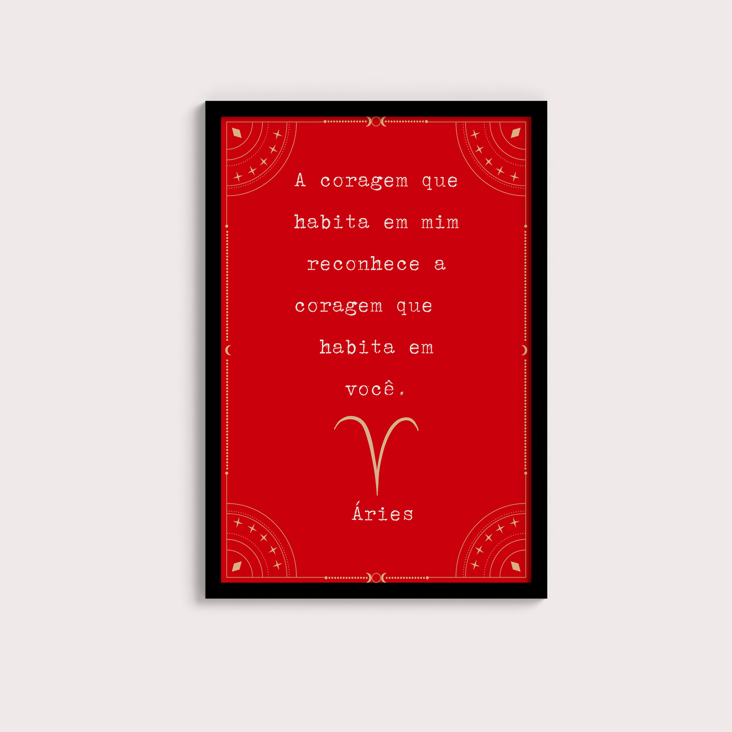Frase Áries por Joana Petribú - LARTESTUDIO