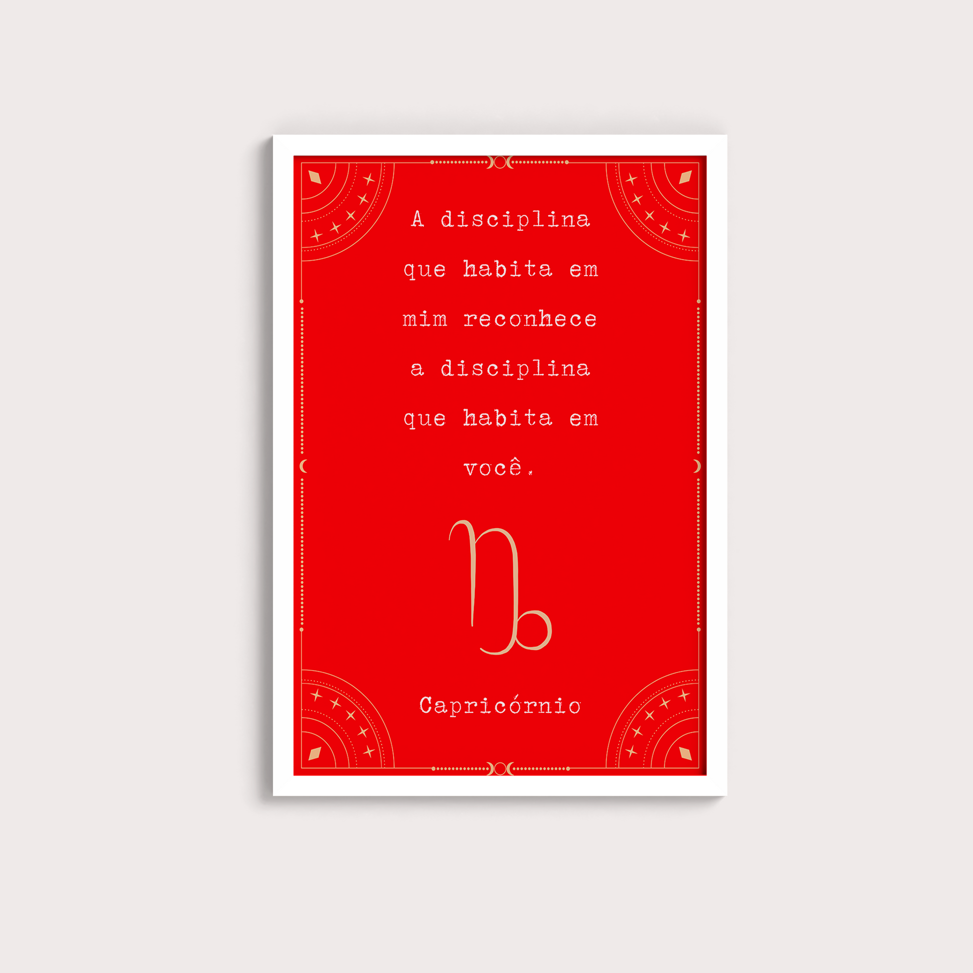 Frase Capricórnio por Joana Petribú - LARTESTUDIO