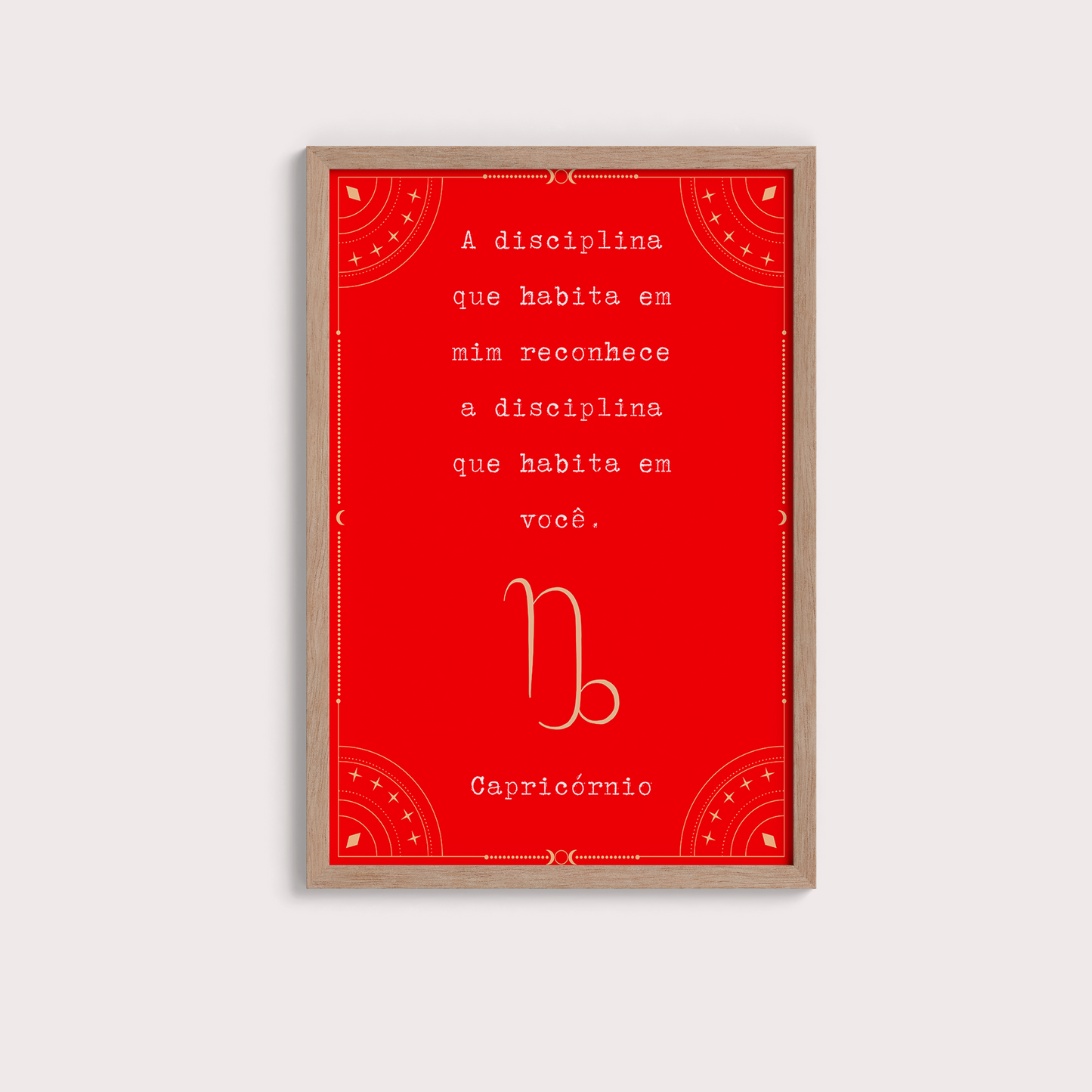 Frase Capricórnio por Joana Petribú - LARTESTUDIO