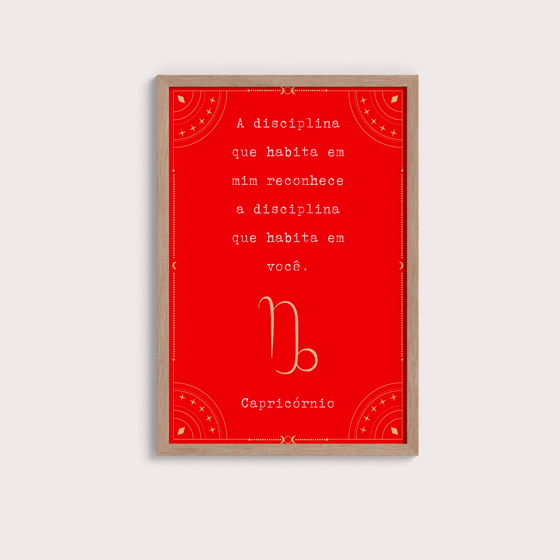 Frase Capricórnio por Joana Petribú - LARTESTUDIO