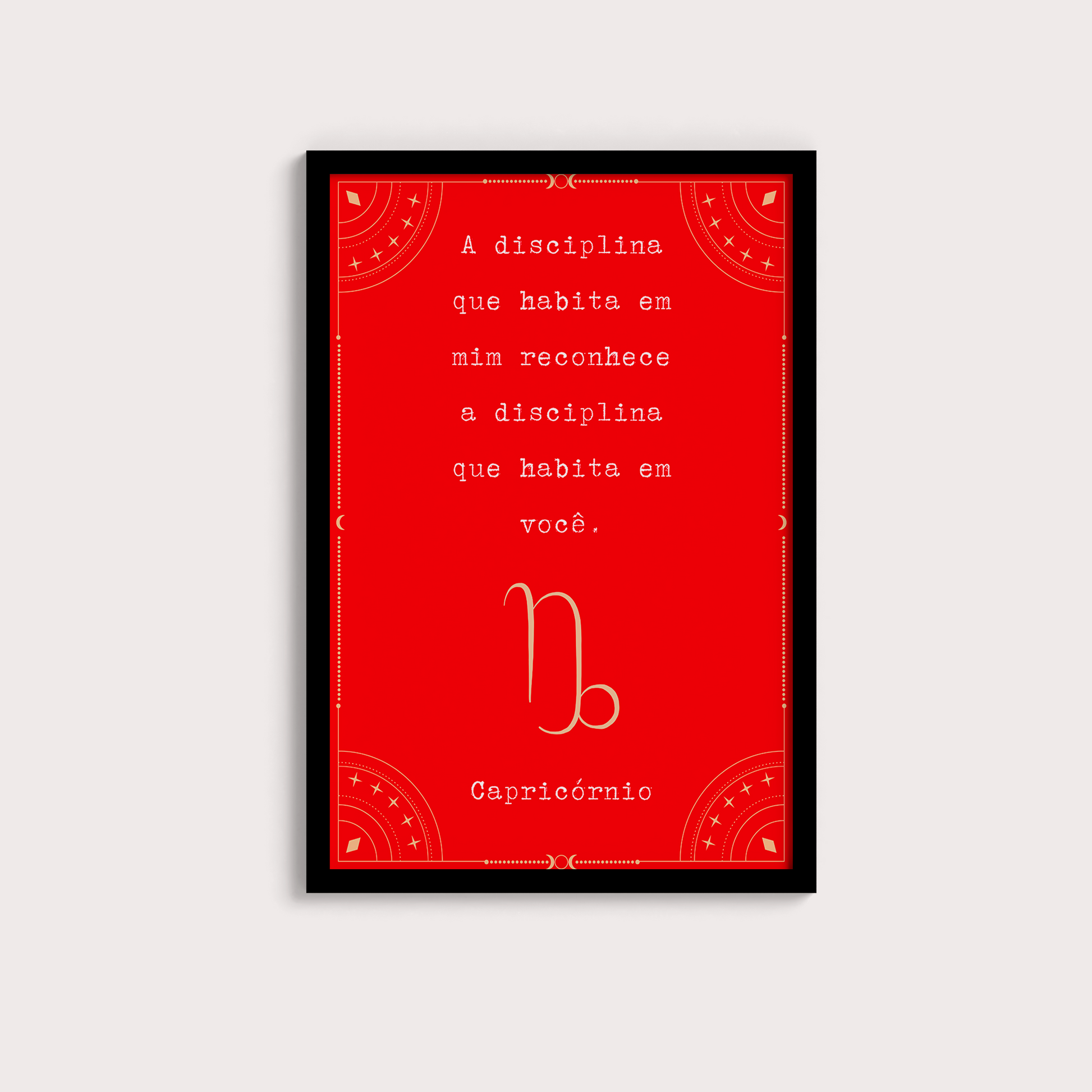 Frase Capricórnio por Joana Petribú - LARTESTUDIO