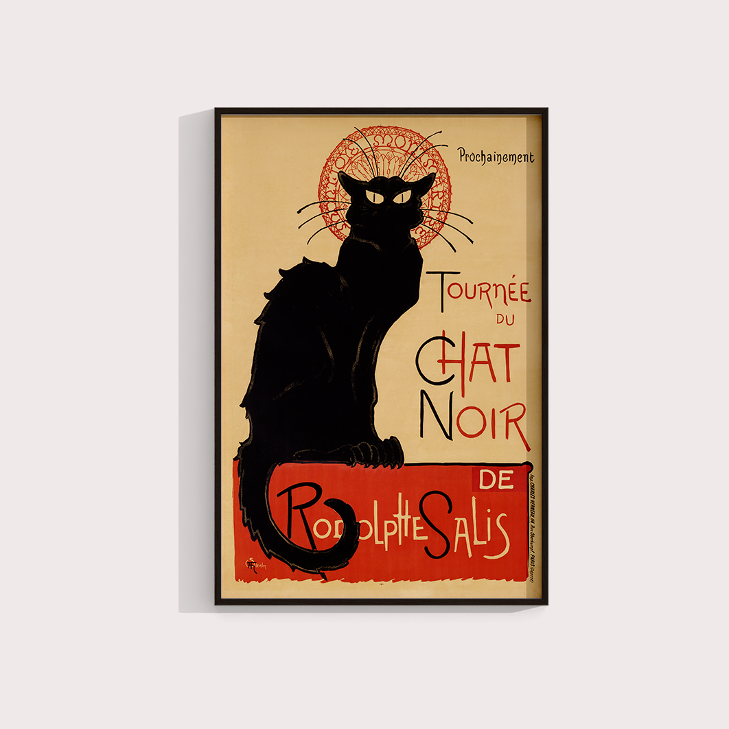 Poster Vintage Chat noir