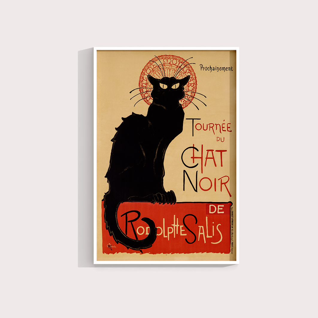 Poster Vintage Chat noir