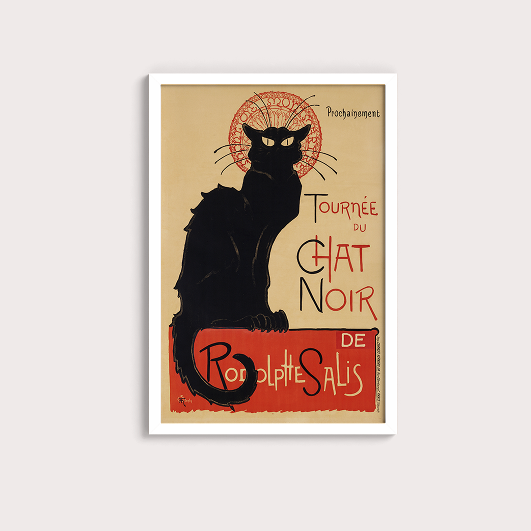 Poster Vintage Chat noir