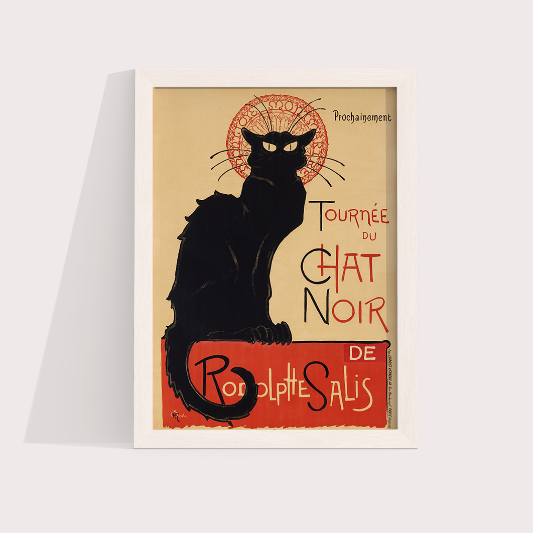Poster Vintage Chat noir