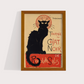 Poster Vintage Chat noir
