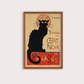 Poster Vintage Chat noir