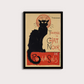 Poster Vintage Chat noir
