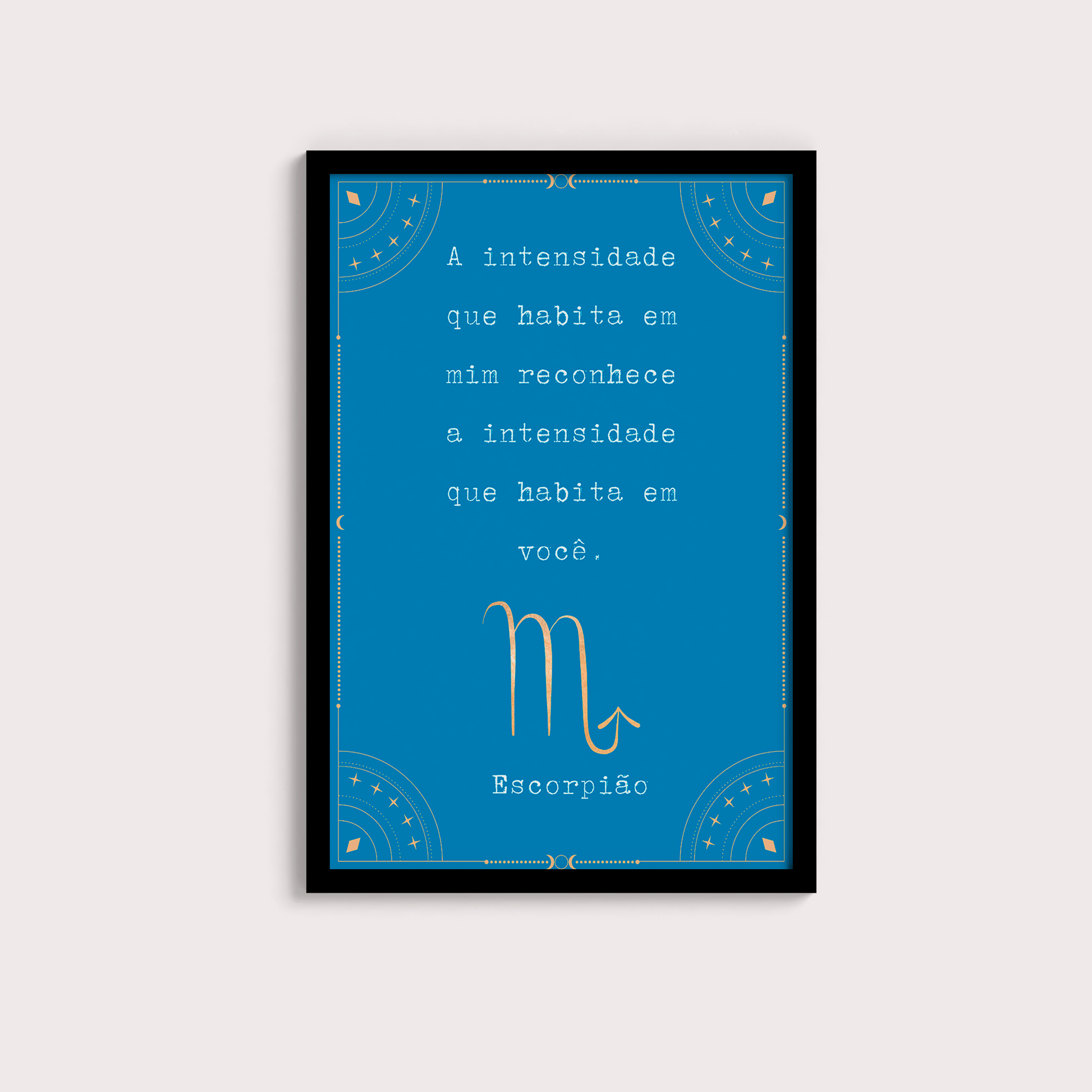 Frase Escorpião por Joana Petribú - LARTESTUDIO