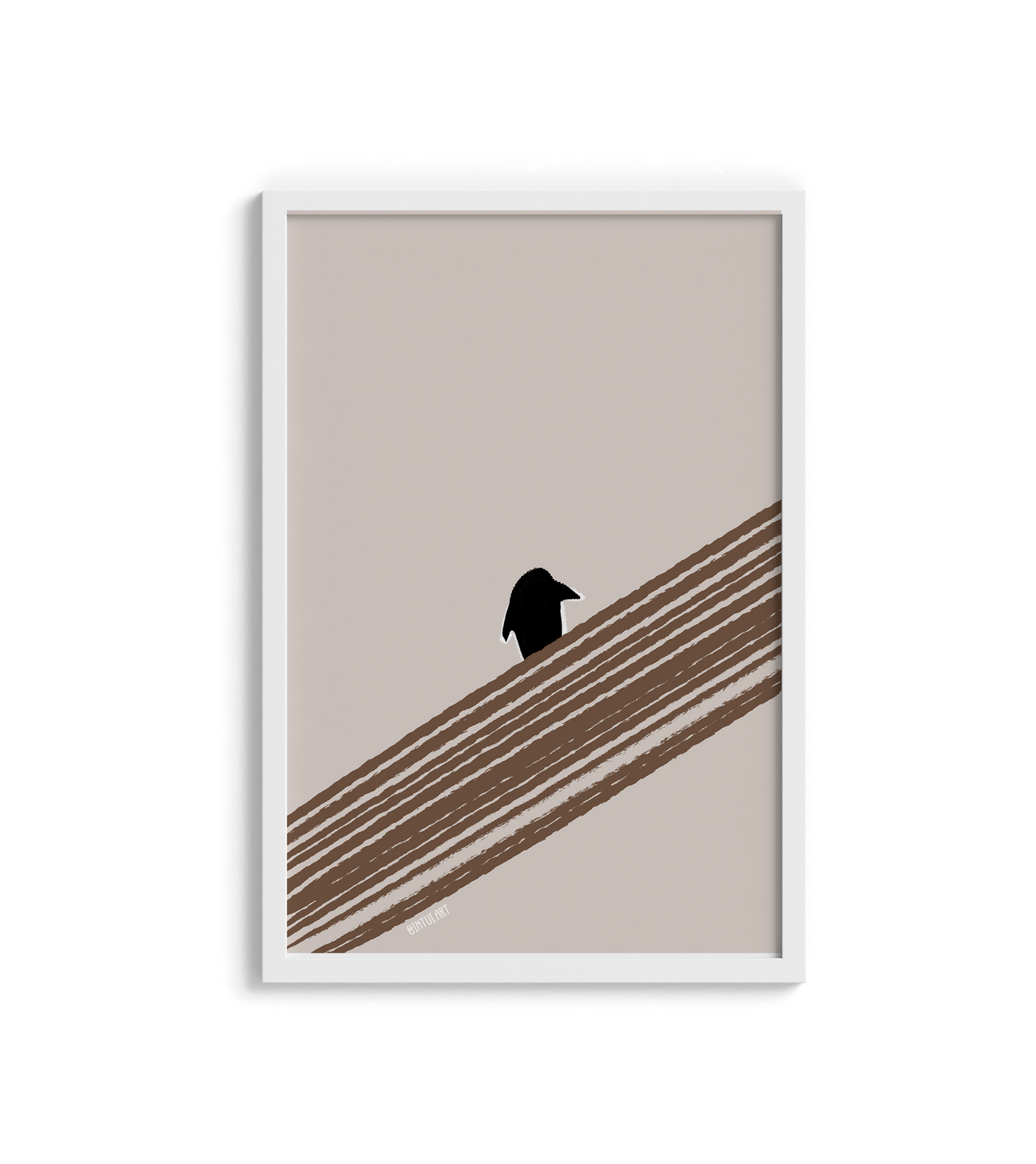 Penguin on the horizon por Intui.Art - LARTESTUDIO