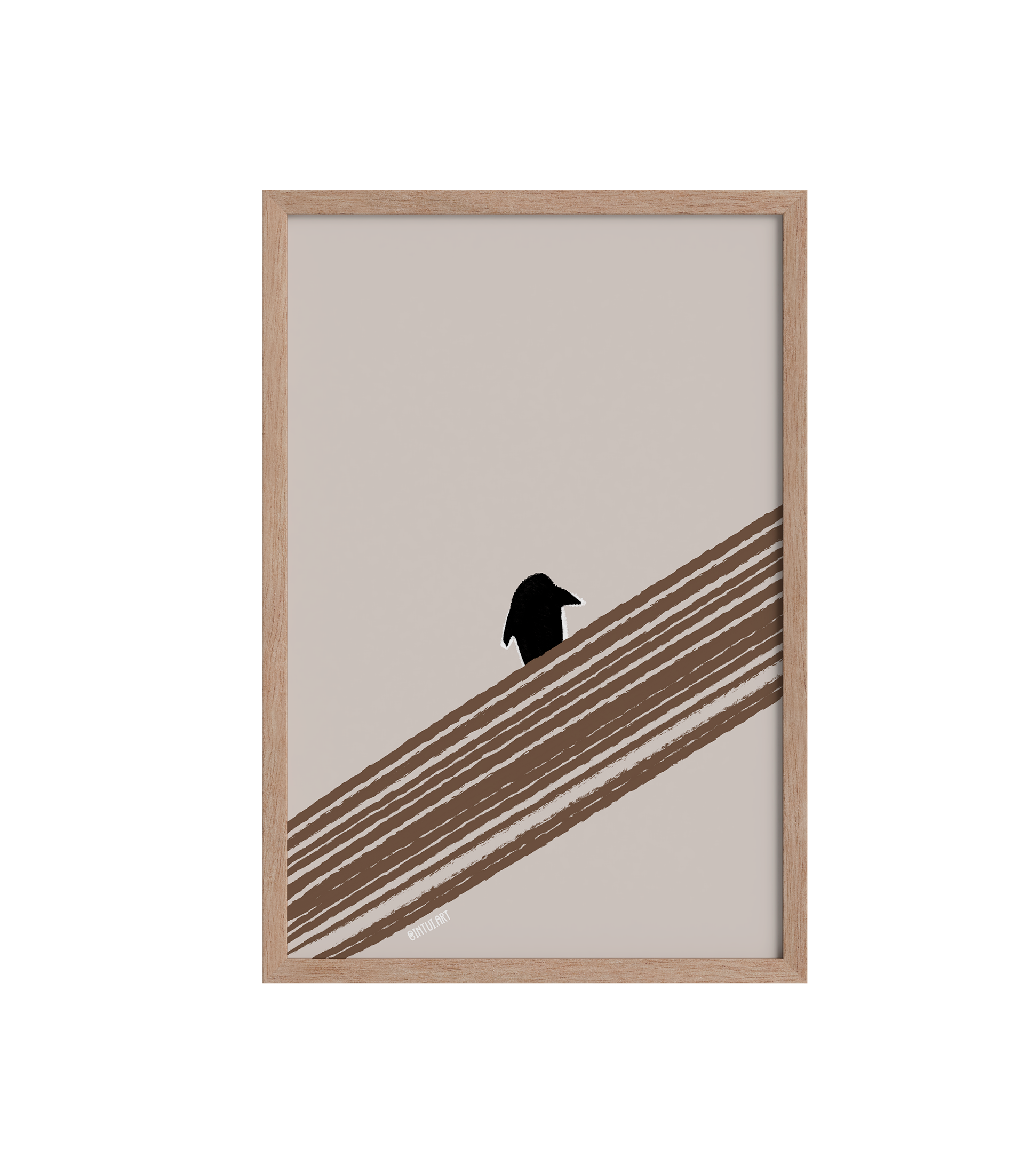 Penguin on the horizon por Intui.Art - LARTESTUDIO