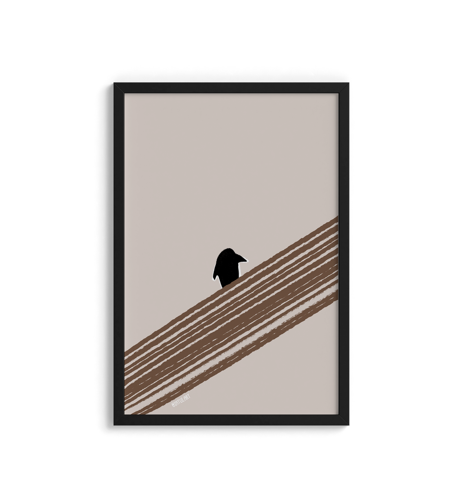 Penguin on the horizon por Intui.Art - LARTESTUDIO