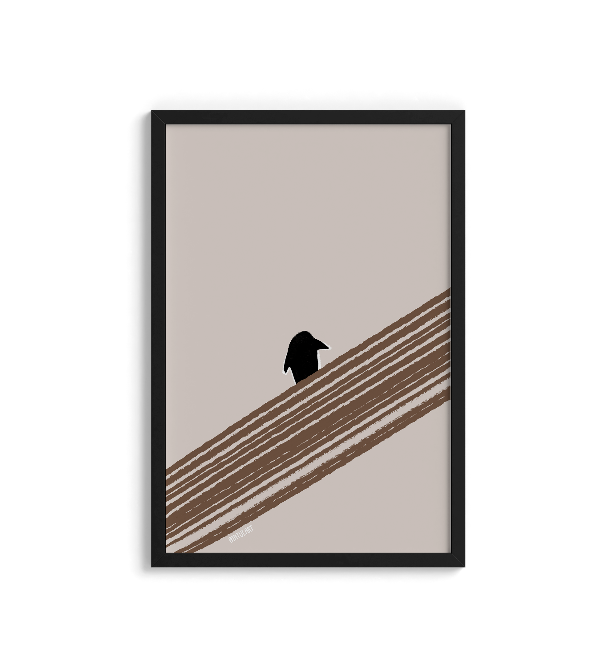Penguin on the horizon por Intui.Art - LARTESTUDIO