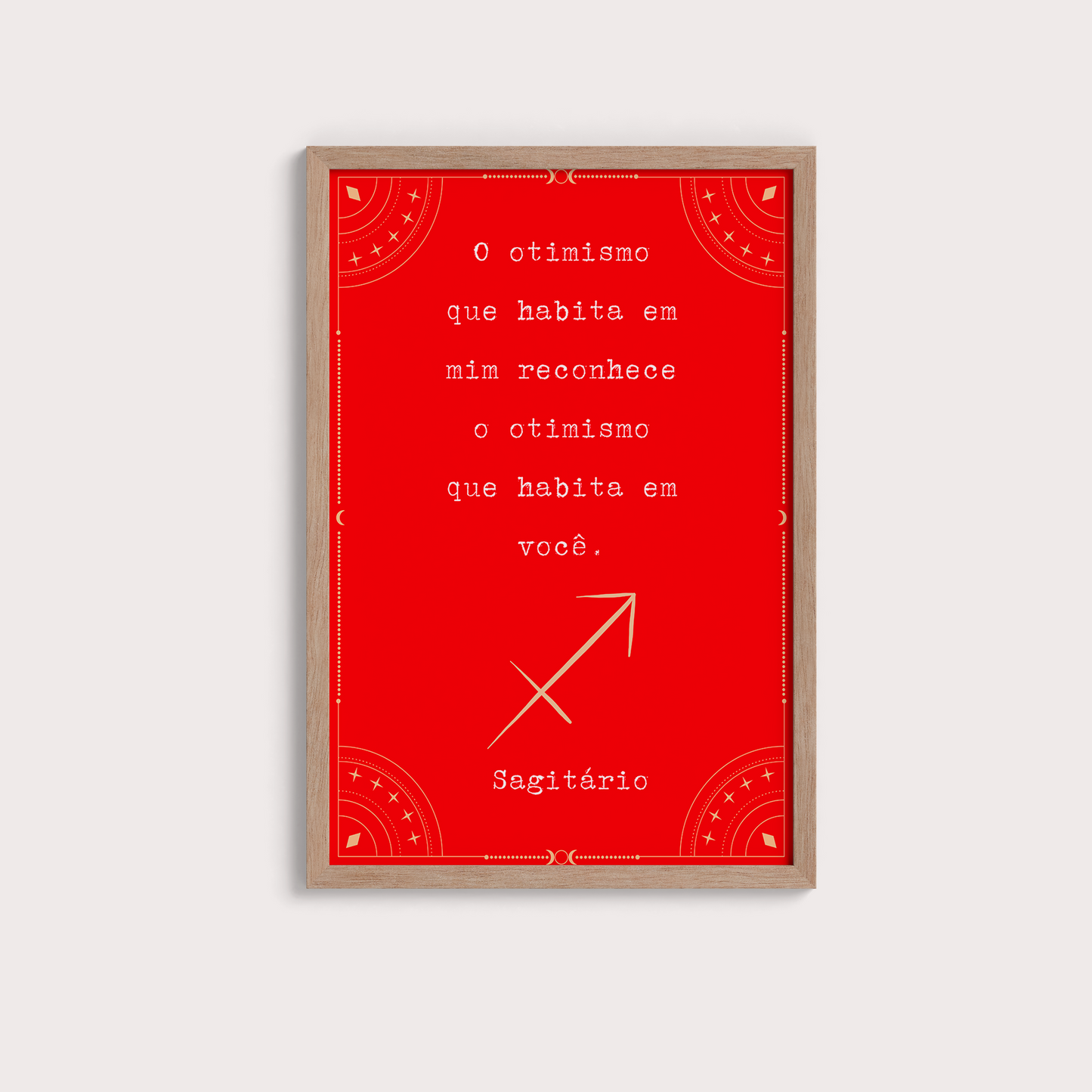 Frase Sagitário por Joana Petribú - LARTESTUDIO