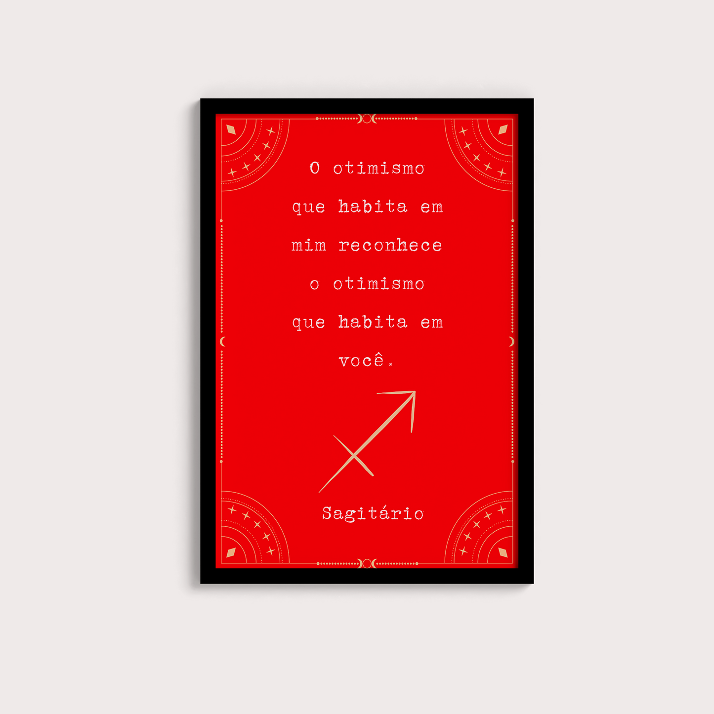 Frase Sagitário por Joana Petribú - LARTESTUDIO