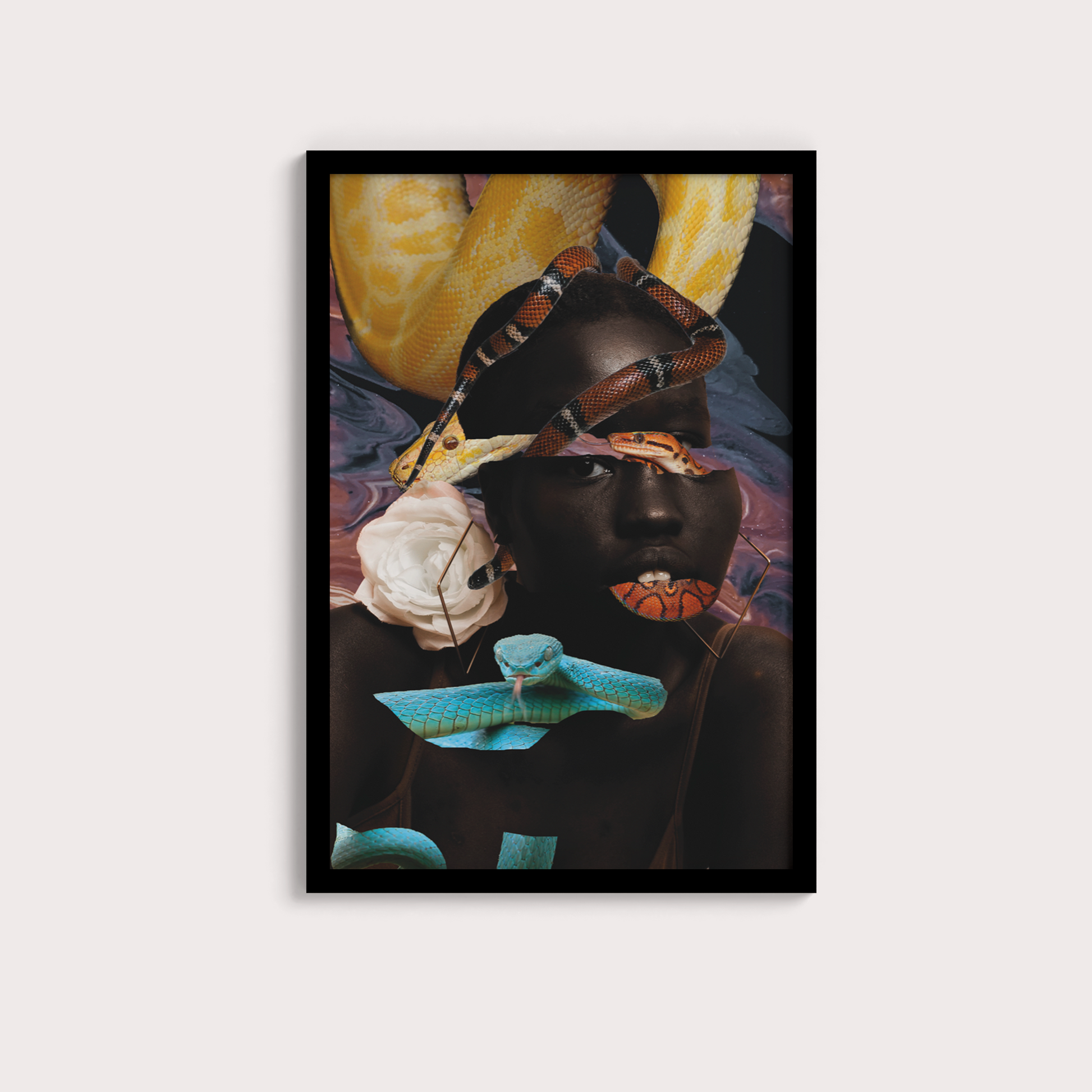Snake Glitch por Bruna Carolina - LARTESTUDIO